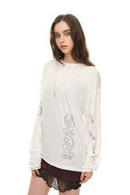 ZODIAC LONG SLEEVE T-SHIRT (WHITE)