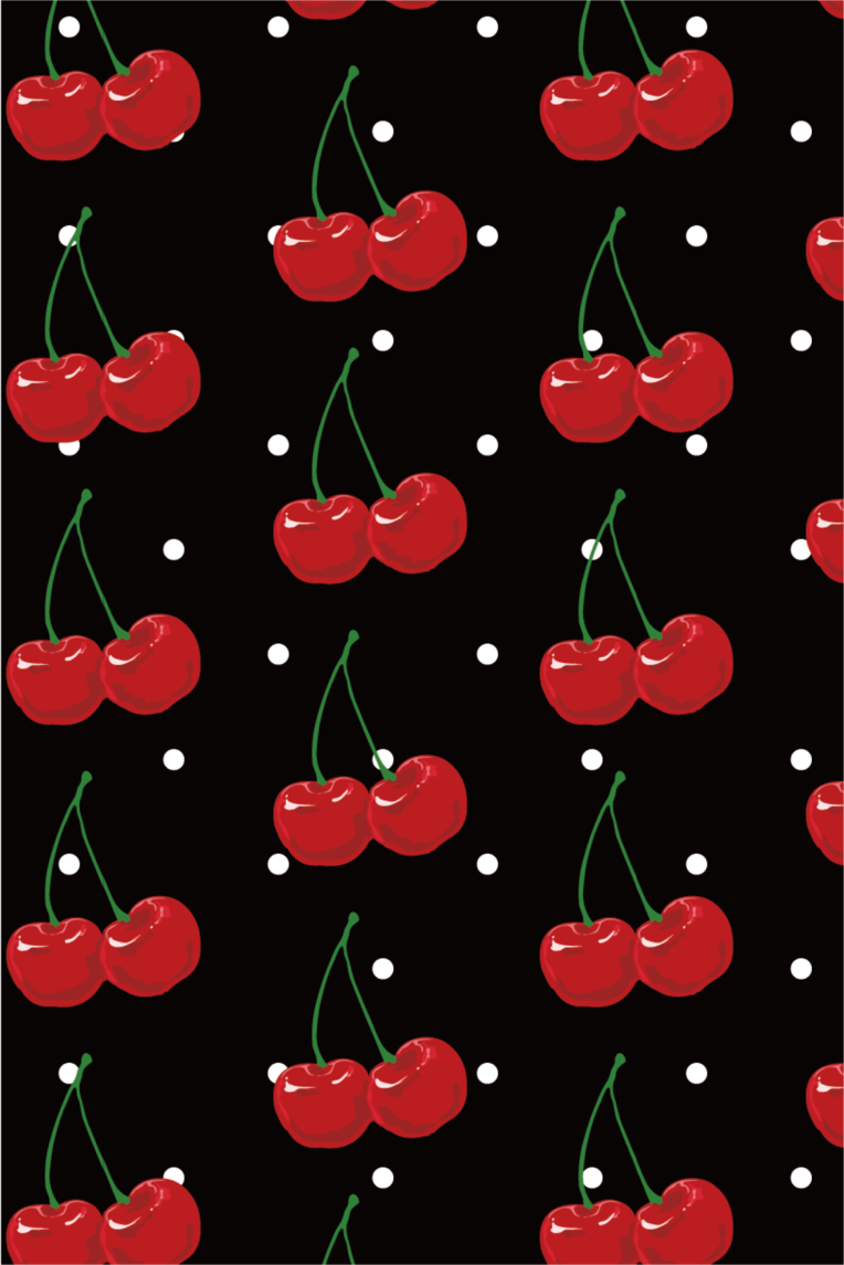 CHERRY BUMPER CASE (BLACK)