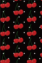 CHERRY BUMPER CASE (BLACK)