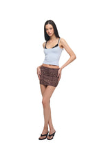 BRA-LAYERED SLEEVELESS TOP (LACE/LIGHT BLUE)
