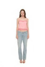 LACE TRIM SLIP CAMISOLE (PINK)