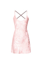 OPEN BACK MINI SLIP DRESS (LIGHT PINK)