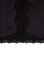 LACE SLIP SLEEVELESS TOP (BLACK)