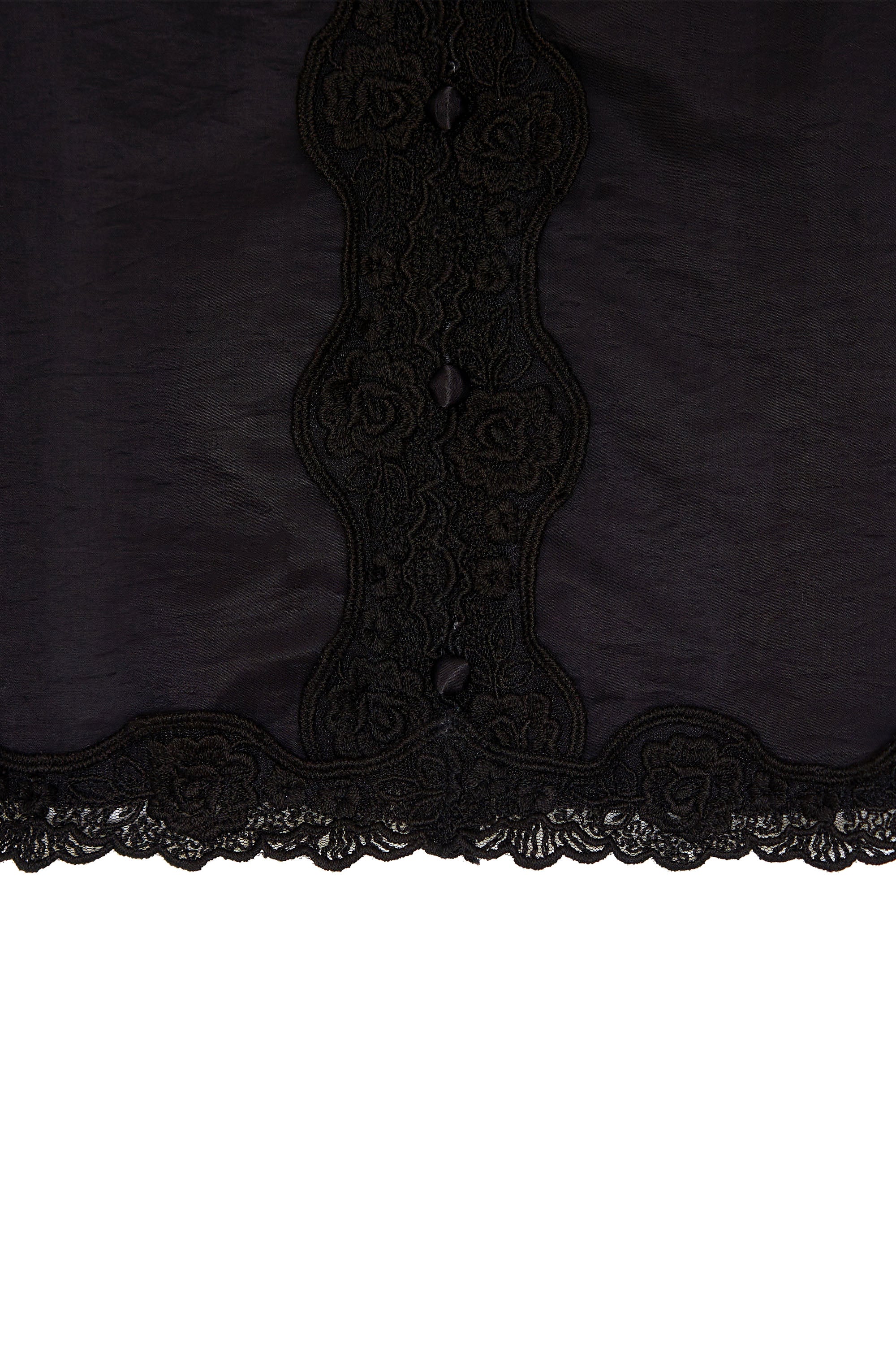 LACE SLIP SLEEVELESS TOP (BLACK)