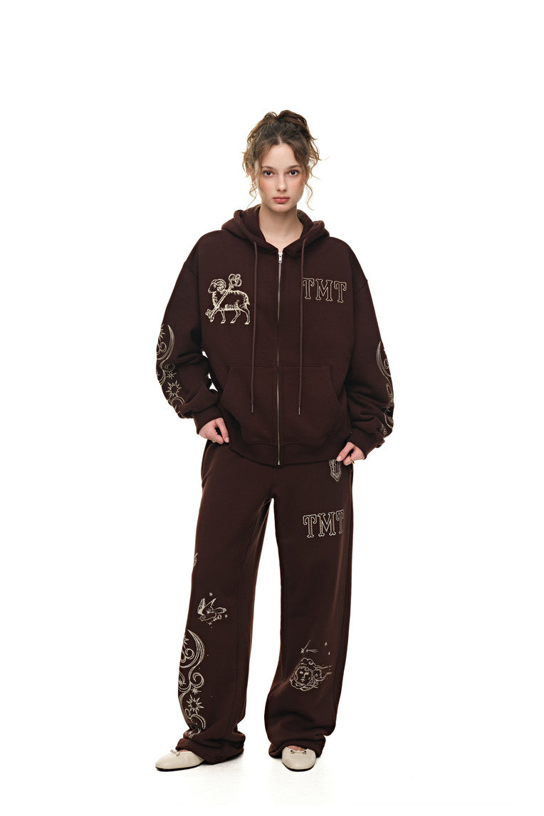 ORNAMENT 03 SWEATPANTS (BROWN) - 6