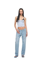 SLIM STRAIGHT-FIT JEANS (LIGHT BLUE)