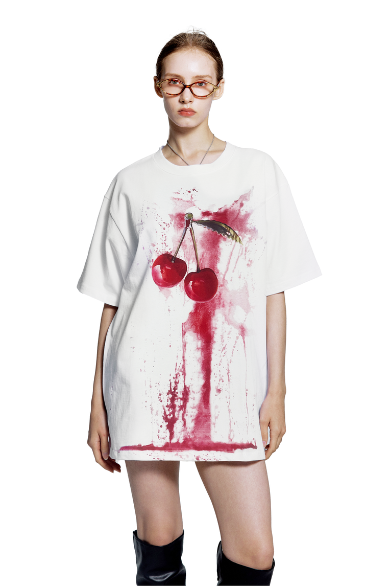 WET CHERRY OVERSIZED T-SHIRT