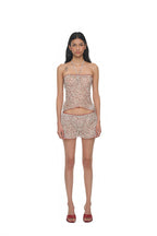 FLORAL MICRO SHORTS (IVORY)