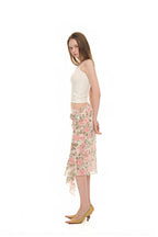 ROSE FLAIR MIDI SKIRT (PINK)