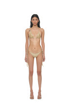 MOTHER OF PEARL GLITTER BIKINI (GOLD)