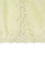 LACE SLIP SLEEVELESS TOP (LIGHT GREEN)