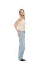 LACE SLIP SLEEVELESS TOP (YELLOW)