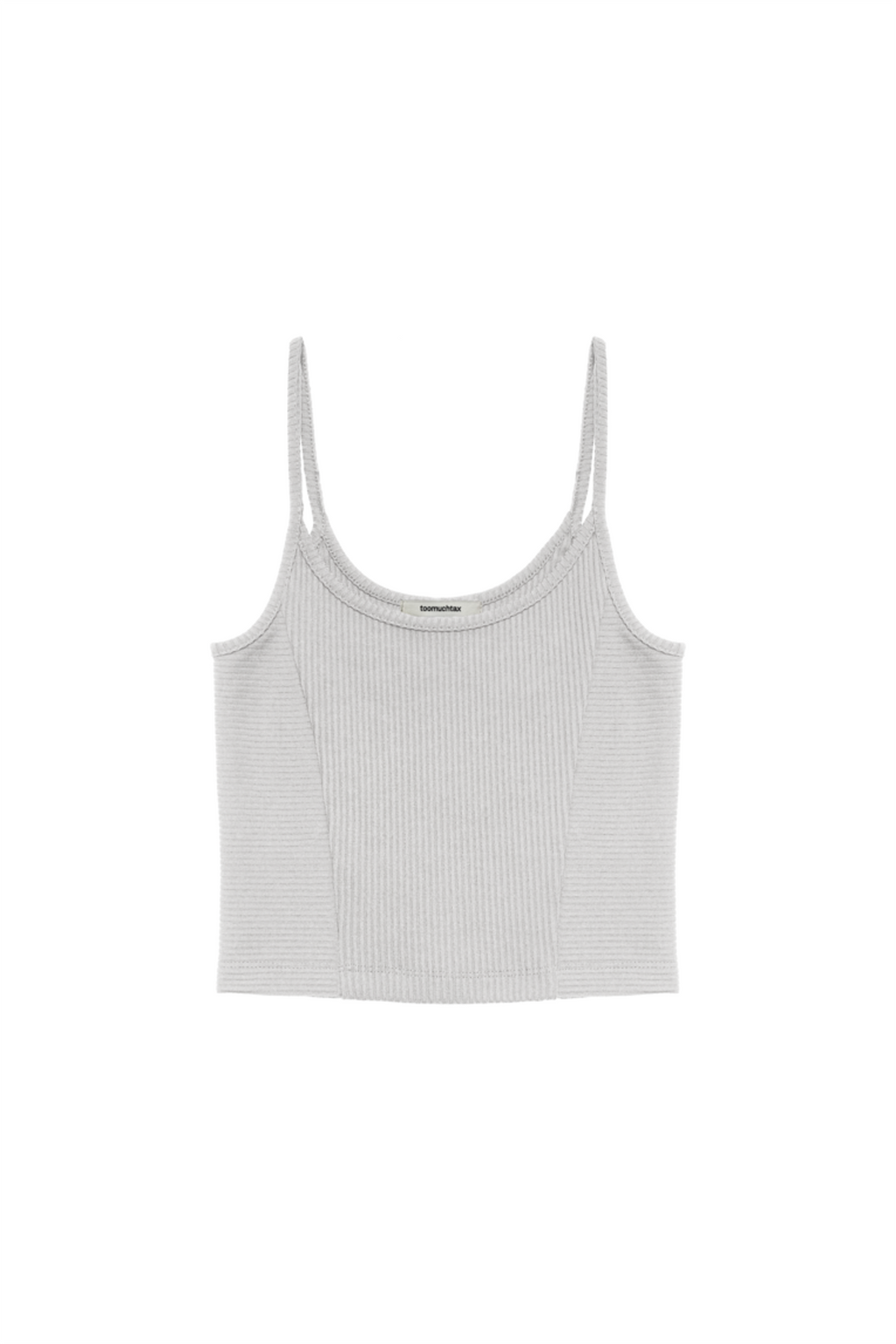 RIBBED TANK TOP (GREY)