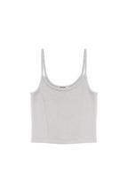 RIBBED TANK TOP (GREY)