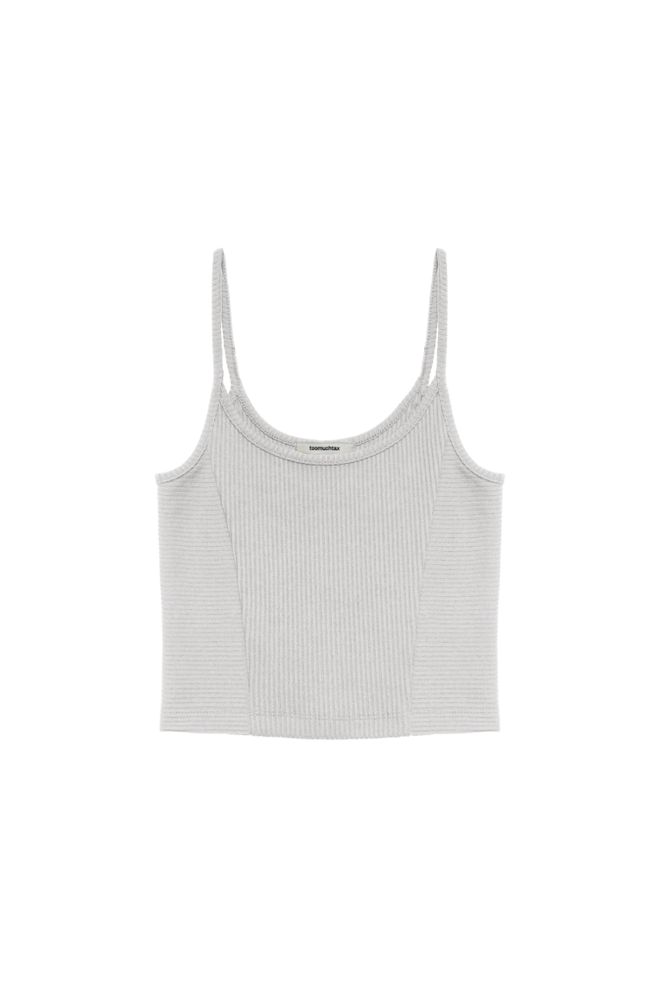 RIBBED TANK TOP (GREY)