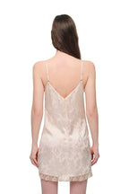FLORAL HOTFIX MINI SLIP DRESS (LIGHT PINK)