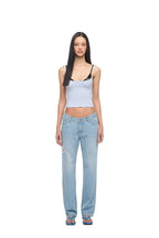 SLIM STRAIGHT-FIT JEANS (LIGHT BLUE)