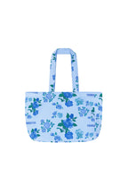 ROSE STENCIL TERRY BAG (BLUE)