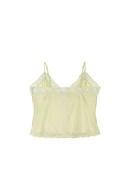 LACE SLIP SLEEVELESS TOP (LIGHT GREEN)