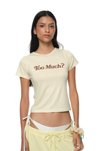 TOOMUCH BABY T-SHIRT (YELLOW)