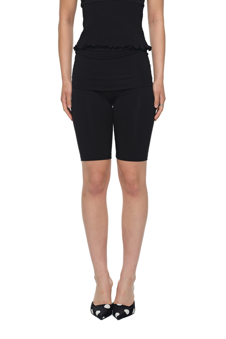 FOLDOVER CAPRI PANTS (BLACK)