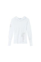SHEER SLIM-FIT HOODIE (LIGHT BLUE)