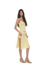 SLIT MIDI SKIRT PANTS (BUTTER)