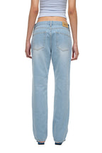 SLIM STRAIGHT-FIT JEANS (LIGHT BLUE)