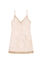 FLORAL HOTFIX MINI SLIP DRESS (LIGHT PINK)