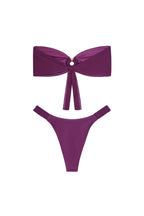 WOOD O-RING BIKINI (PURPLE)