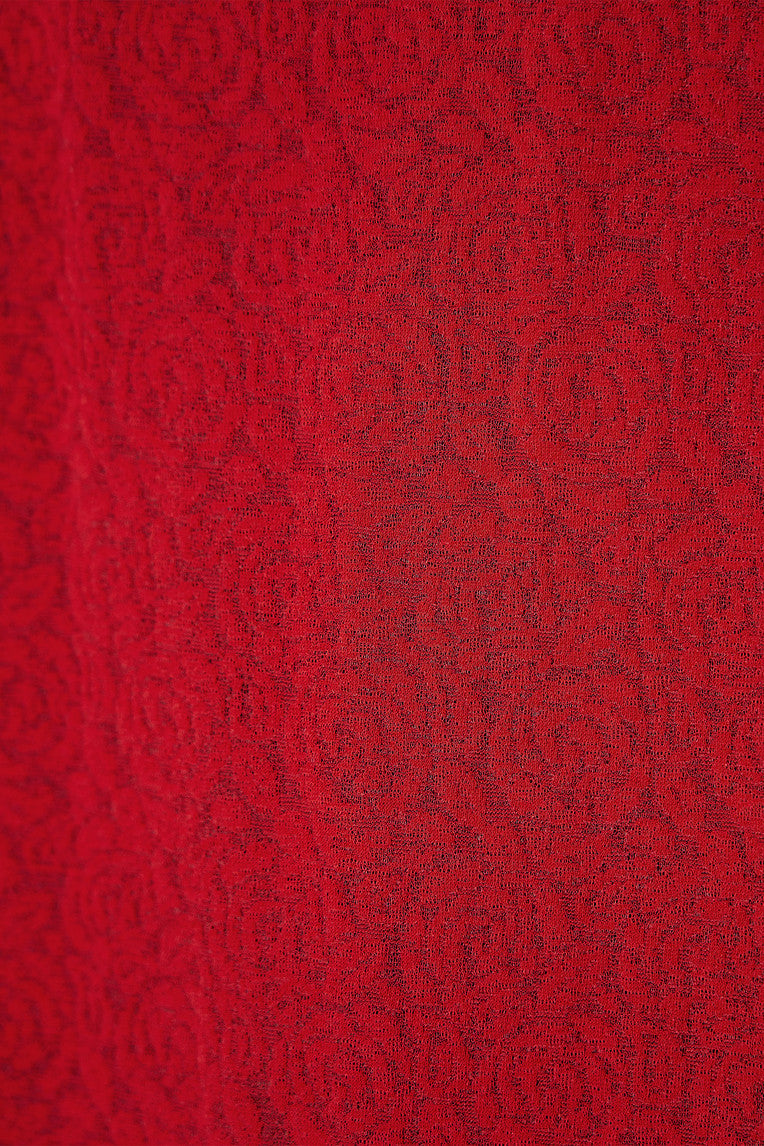 SPAGHETTI STRAP LACE MINI DRESS (RED)