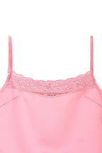 LACE TRIM SLIP CAMISOLE (PINK)