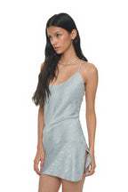 OPEN BACK MINI SLIP DRESS (LIGHT BLUE)