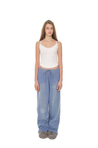 ZODIAC HOTFIX WAFFLE PANTS (WASHED BLUE)