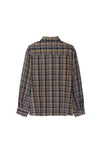 PLAID OVERSIZED SHIRT (NAVY)