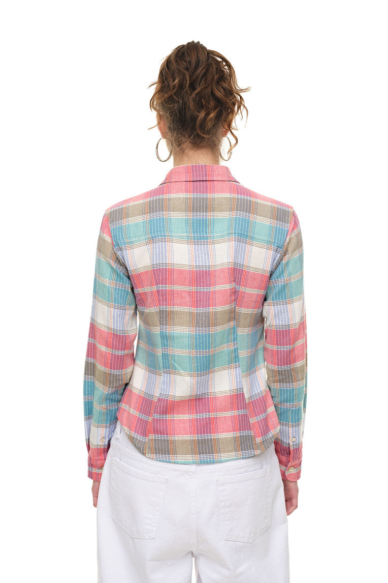 PLAID SLIM-FIT SHIRT (RED)