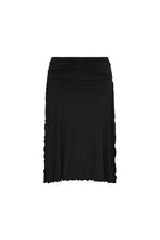 SLIT MIDI SKIRT PANTS (BLACK)