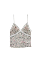 FLORAL LACE CAMI TOP (IVORY)