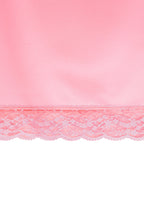 LACE TRIM SLIP CAMISOLE (PINK)