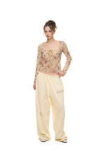 ZODIAC 02 HOTFIX WAFFLE PANTS (CREAM) - 6