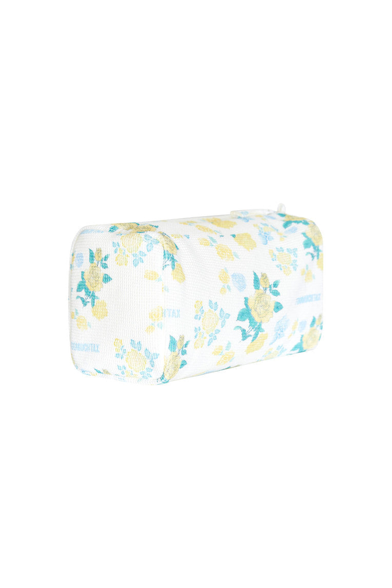 ROSE STENCIL WAFFLE POUCH (OVERSIZE)