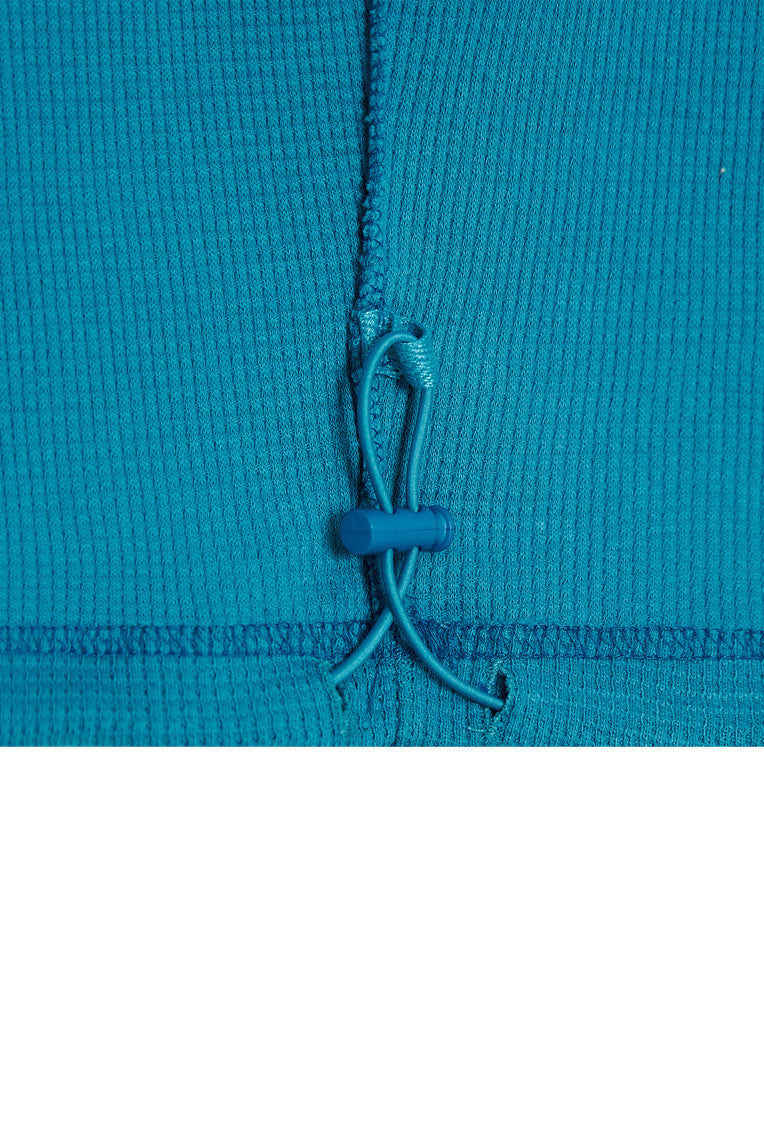 LEO WAFFLE PANTS (TEAL)