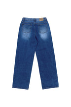 LOW RISE LOOSE-FIT JEANS (BLUE)