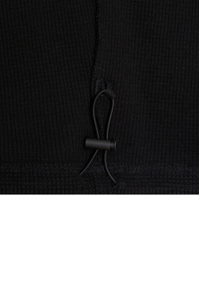 LEO WAFFLE PANTS (BLACK)