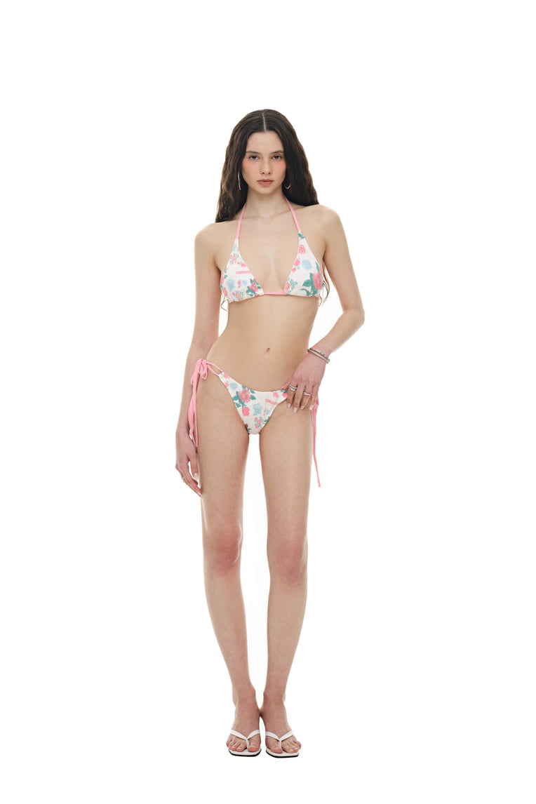ROSE STENCIL BIKINI (RED)