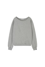 ASYMMETRIC ONE SHOULDER SWEATSHIRT (GREY)