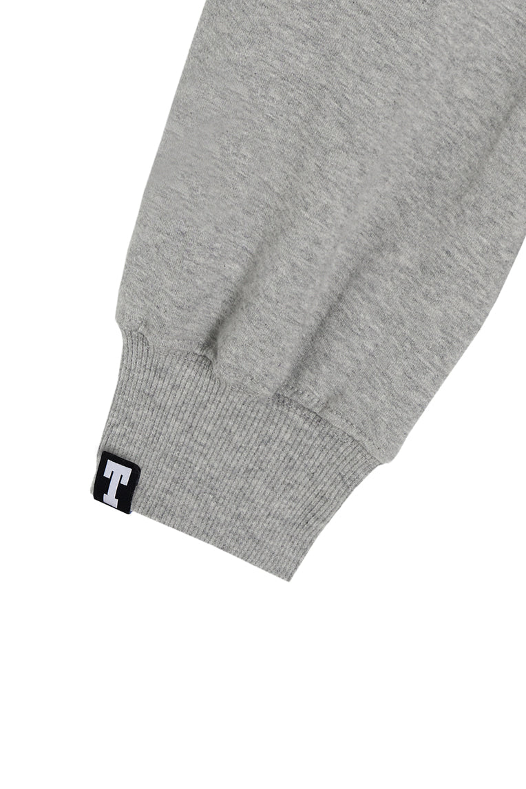 ASYMMETRIC ONE SHOULDER SWEATSHIRT (GREY)