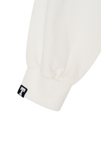 ASYMMETRIC ONE SHOULDER SWEATSHIRT (WHITE)