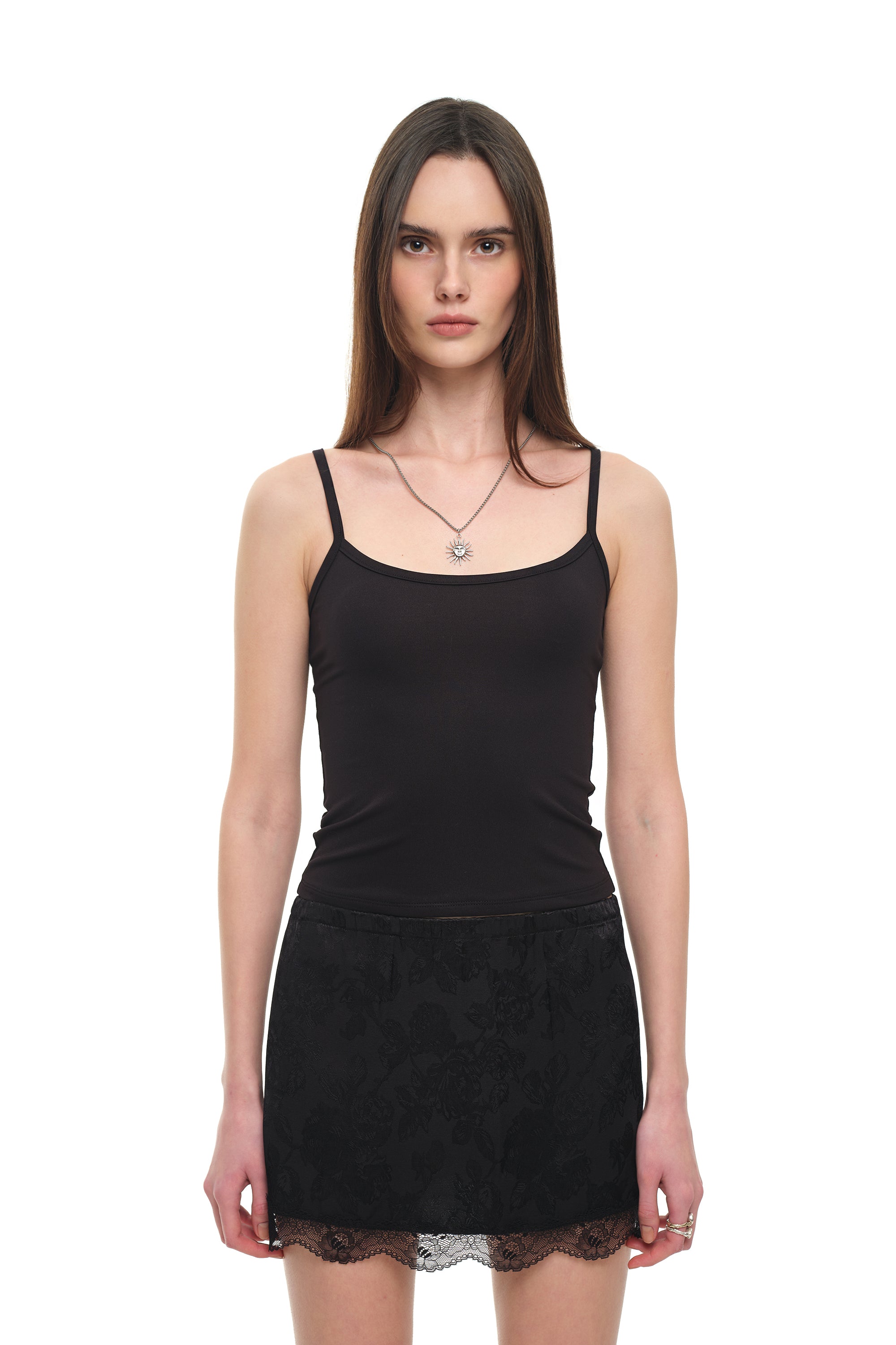 BASIC 02 SLEEVELESS TOP (BLACK)