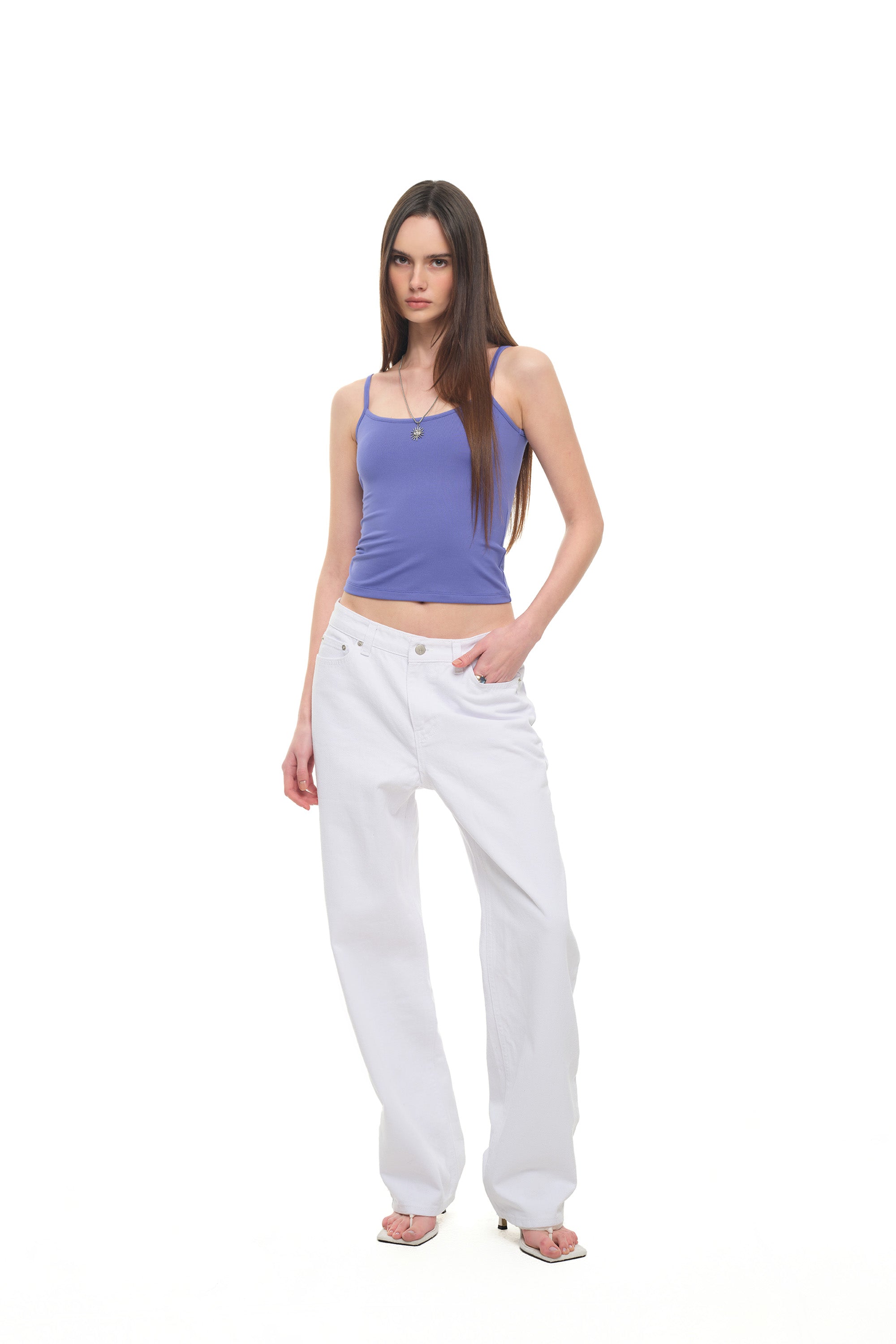 BASIC 02 SLEEVELESS TOP (BLUE)